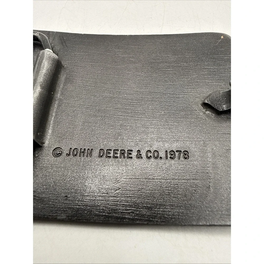 Vintage 1978 John Deere Snowmobile Nothing Runs Like A Deere Belt Buckle
